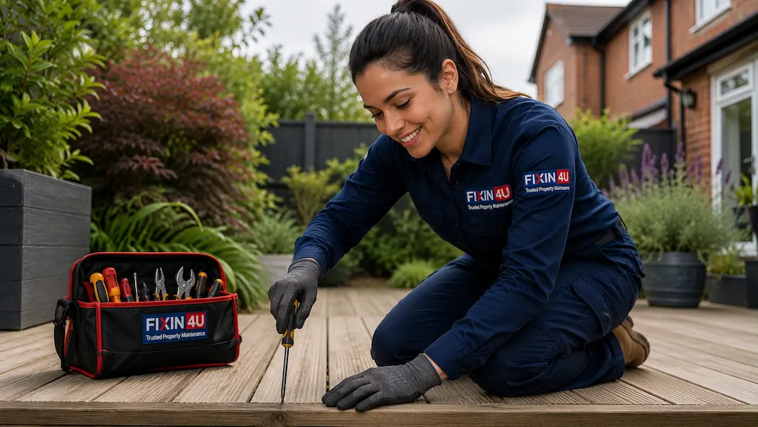 Fixin4u decking and patio minor maintenance service in London